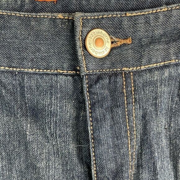 NWT Liz Claiborne Denim Cropped Pnats Size 10 - Picture 5 of 9